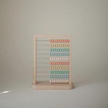 Mushie Wooden Abacus Art.102072 skaitāmie koka kauliņi
