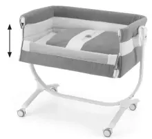Сam Culla Cullami Art.925-T169 Grigio Кроватка-колыбелька для комфортного совместного сна 2 в 1