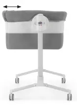 Сam Culla Cullami Art.925-T169 Grigio Кроватка-колыбелька для комфортного совместного сна 2 в 1