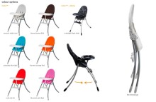 „Bloom Baby Urban Nano White & Black Art.BBE10502WSSB Išskirtinė aukšta kėdė
