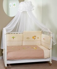 FERETTI - Bērnu gultas veļas komplekts 'Bee Ecru Prestige' SESTETTO LONG 6L 