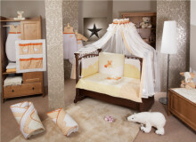 FERETTI - Bērnu gultas veļas komplekts 'Pony Cream Premium' SESTETTO PLUS 6 