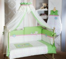 FERETTI - Bērnu gultas veļas komplekts   'Bella Lime Premium' TERZETTO 3 'Bella Lime Premium' TERZETTO 3