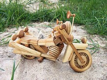 Eco Toys Art.SI-0011  Gift from wooden Bike