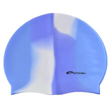 Spokey abstraktne kunst. 83946 Kvaliteetne silikoonist ujumismüts sinine
