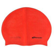 Spokey Summer Art. 83962 Augstas kvalitātes silikona peldēšanas cepure sarkana
