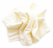 „Baltic Textile“ kilpiniai rankšluosčiai „Super Soft Cream“ Vaikiški medvilniniai kilpiniai rankšluosčiai 50X90cm