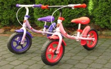 BabyMix Green 888G Brake Balance Bike Детский велосипед - бегунок с металлической рамой 12'' и тормозом