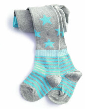 Weri Spezials K21098 Blue Stars Kids cotton tights 56-160 sizes