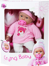 Lissi Art.90314 Пупс - кукла c аксессуарами (розовый костюм)