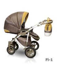 Camarelo '17 Figaro plk. „FI-1“ kūdikių vežimėlis trys viename