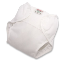 Imse Vimse Art.315020 Soft Diaper Cover White Мягкий многоразовый подгузник на липучках