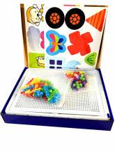 „Edu Fun Toys Art.7250 Intelligence Board“ mozaikos rinkinys Vaikų mozaika su lipdukais