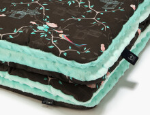 „La Millou“ Autorius Magdalena Rozczka Art. 83481 Toddler antklodė „Maggie Rose Choco Opal Premium“ kokybės dvipusė antklodė (80x100 cm)