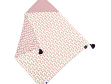 „La Millou“ menas. 83598 Medvilnės konkurso antklodės saldainių meškos Aukščiausios kokybės dvipusė antklodė su gobtuvu (80x80 cm)