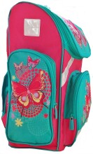 Patio  Ergo School Backpack Art.86049 Butterfly Школьный эргономичный рюкзак с ортопедической воздухопроницаемой спинкой [портфель, разнец] комплект