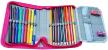 „Patio School“ komplektas: ergonomiška kuprinė, pieštukų dėklas ir batų krepšys [portfelis] 86164 „Kitty“