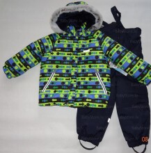 Lenne '17 Stripe Art.16318 / 8161 Šiltas žieminis kūdikio žieminis kostiumėlis Striukė ir kelnės (74-104 cm)