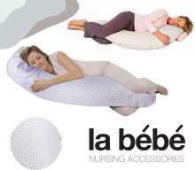 La Bebe™ Moon Maternity Pillow Art.33150 Garden Liels spilvens grūtniecēm ar sintepona pildījumu (īpaši mīksts un kluss pildījums), 195 cm
