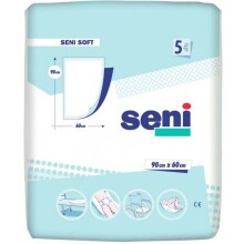 Seni Soft Art.330526  Пеленки одноразовые впитывающие 5 шт. 90x60 см